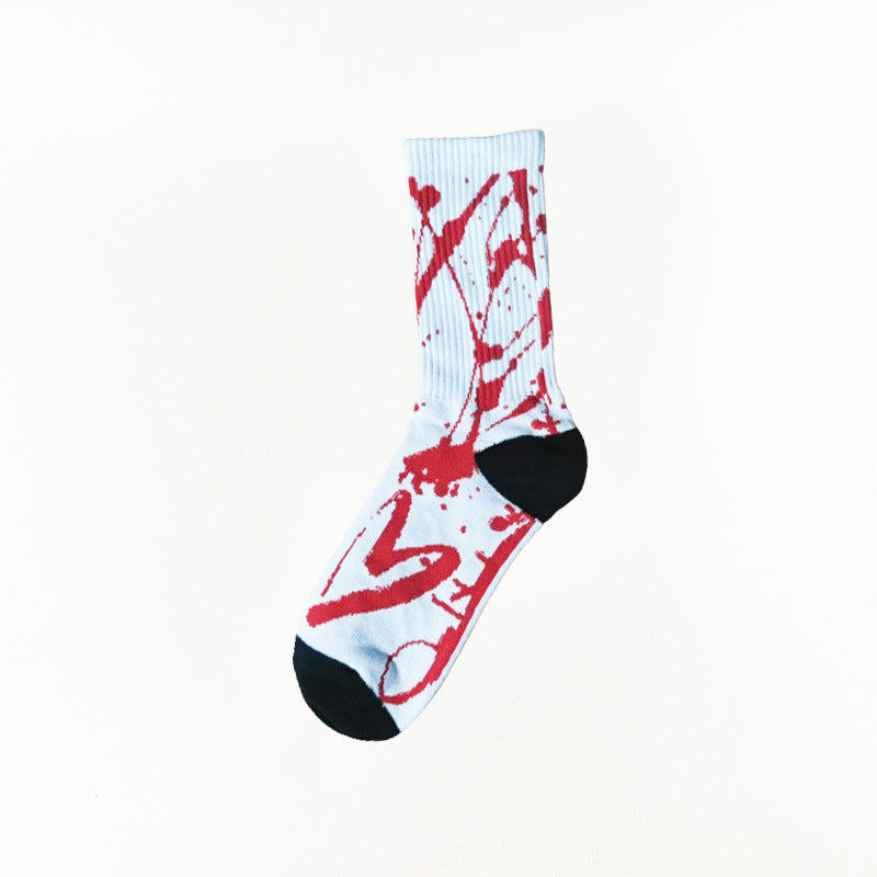 Splatter Works Cotton Socks