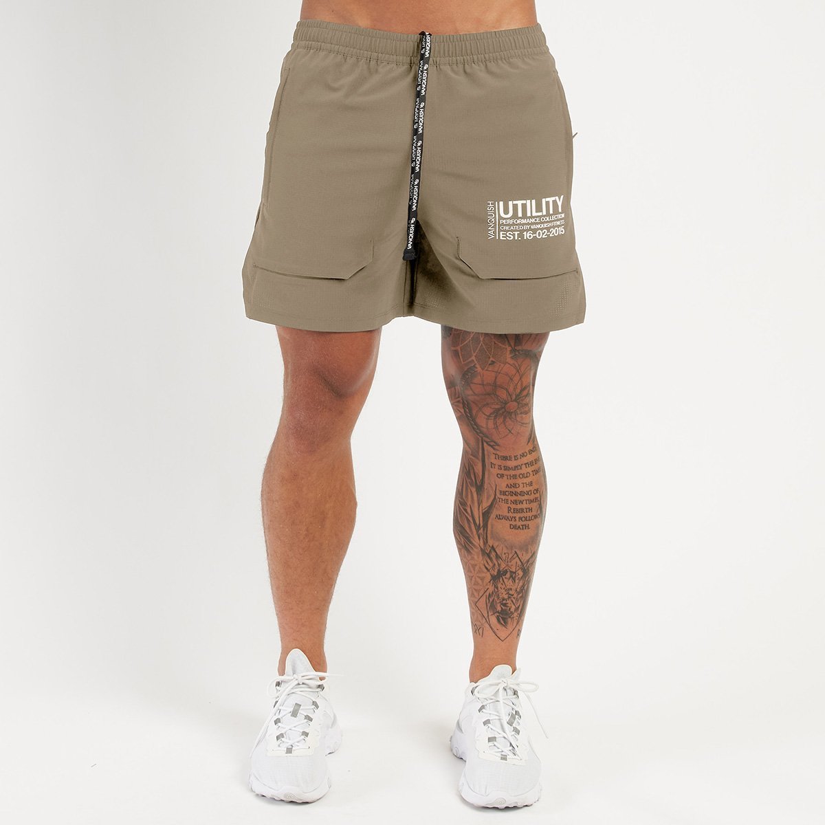 Mens Workout Shorts with Towel Loop