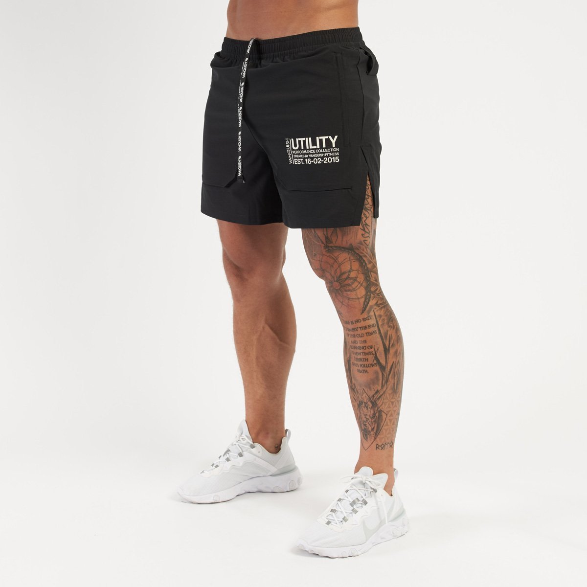 Mens Workout Shorts with Towel Loop