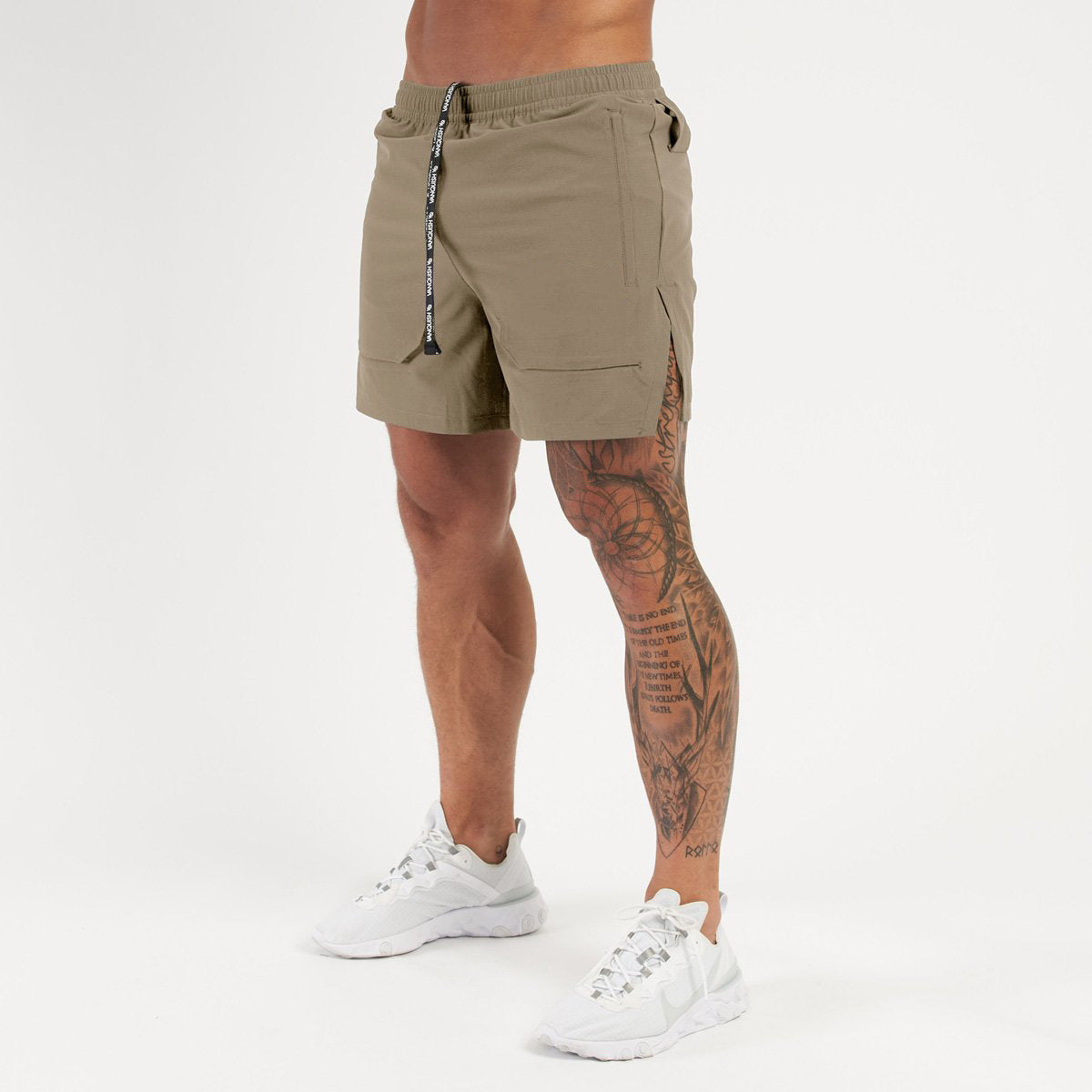 Mens Workout Shorts with Towel Loop