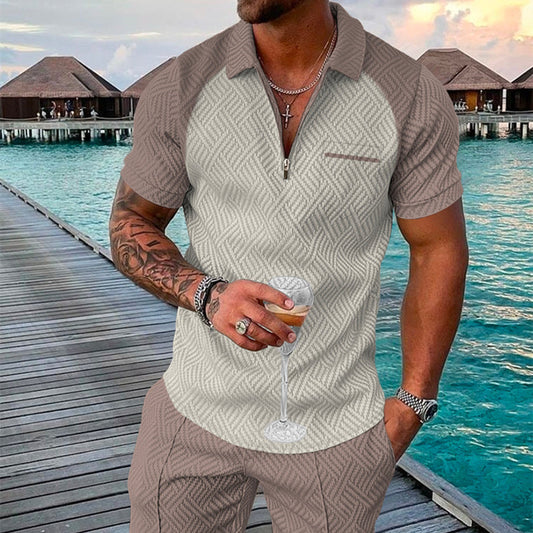 Mens Printed Summer Set