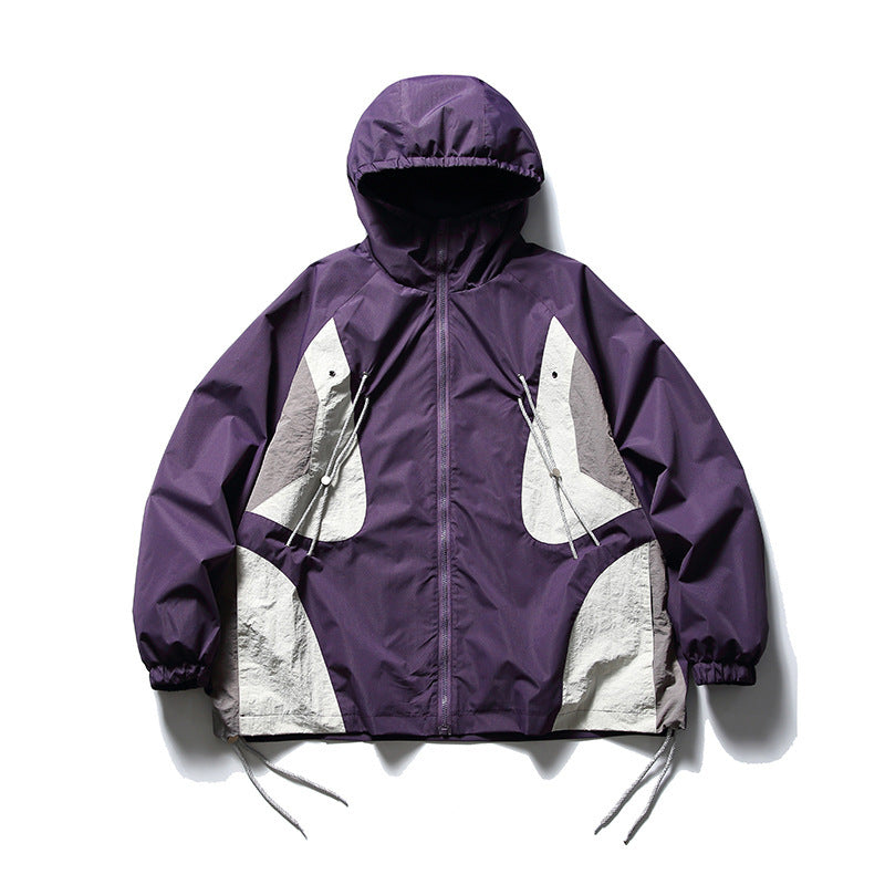 Retro Style Windbreaker