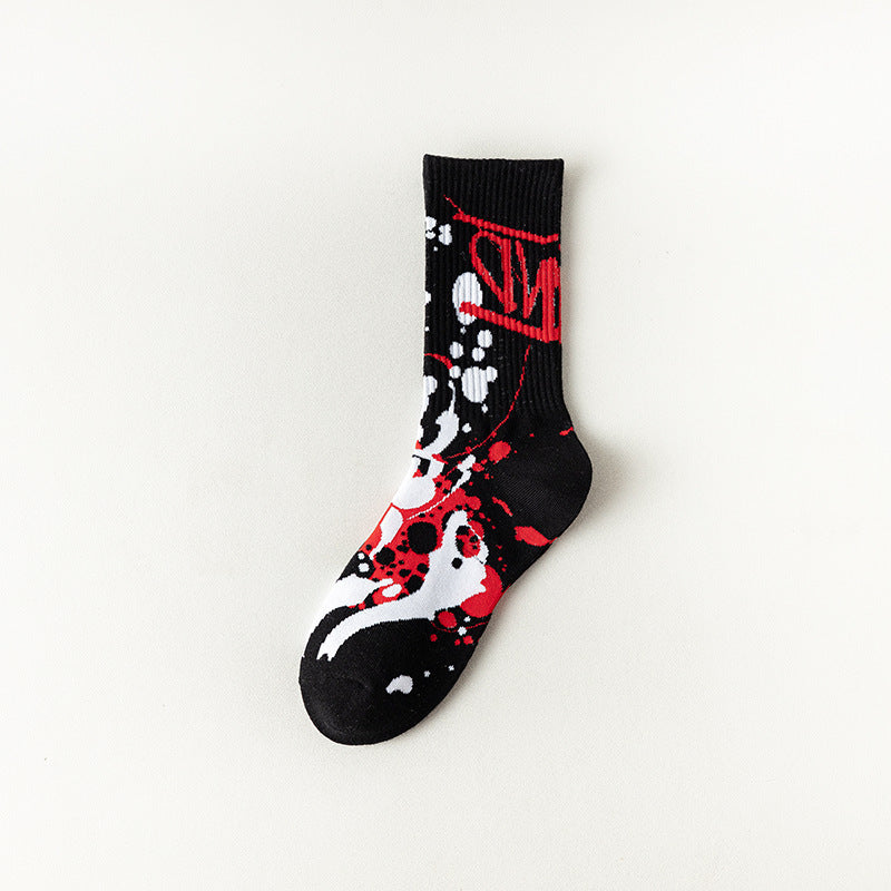 Splatter Works Cotton Socks