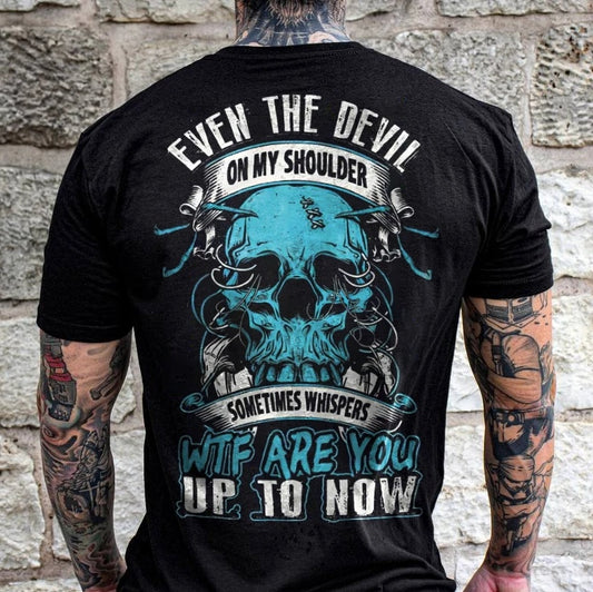 Devil OM Shoulder Tee