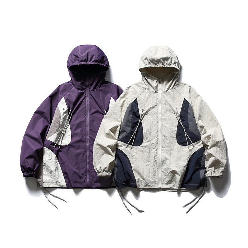 Retro Style Windbreaker