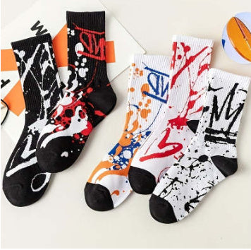 Splatter Works Cotton Socks