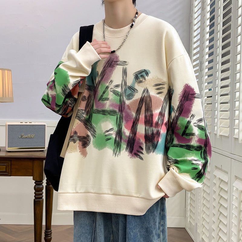 Graffiti Oversized Sweatshirt