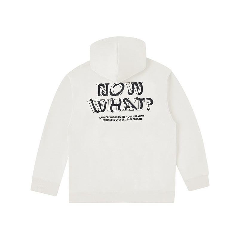 Now What Fleece Lined Cotton Hoodie