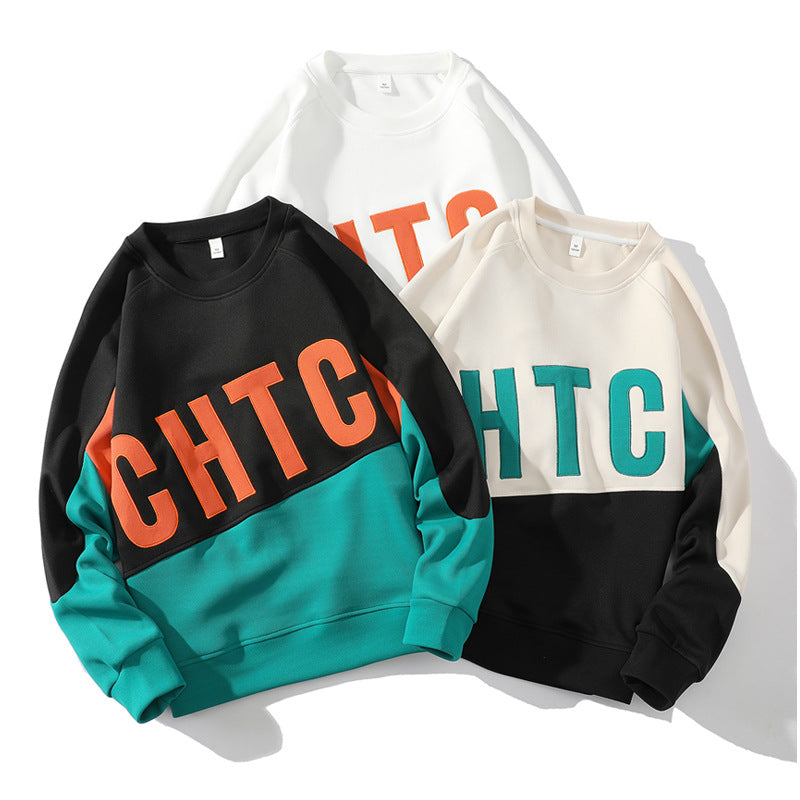 CHTC Textured Embroidered Sweatshirt