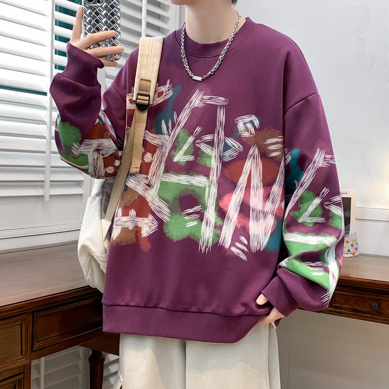 Graffiti Oversized Sweatshirt