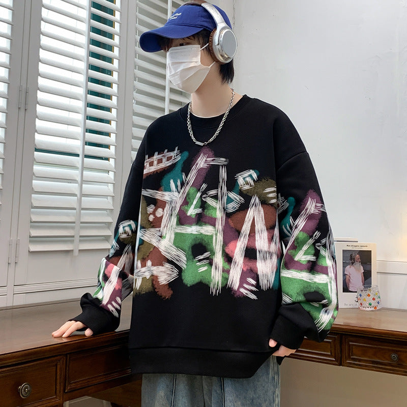 Graffiti Oversized Sweatshirt