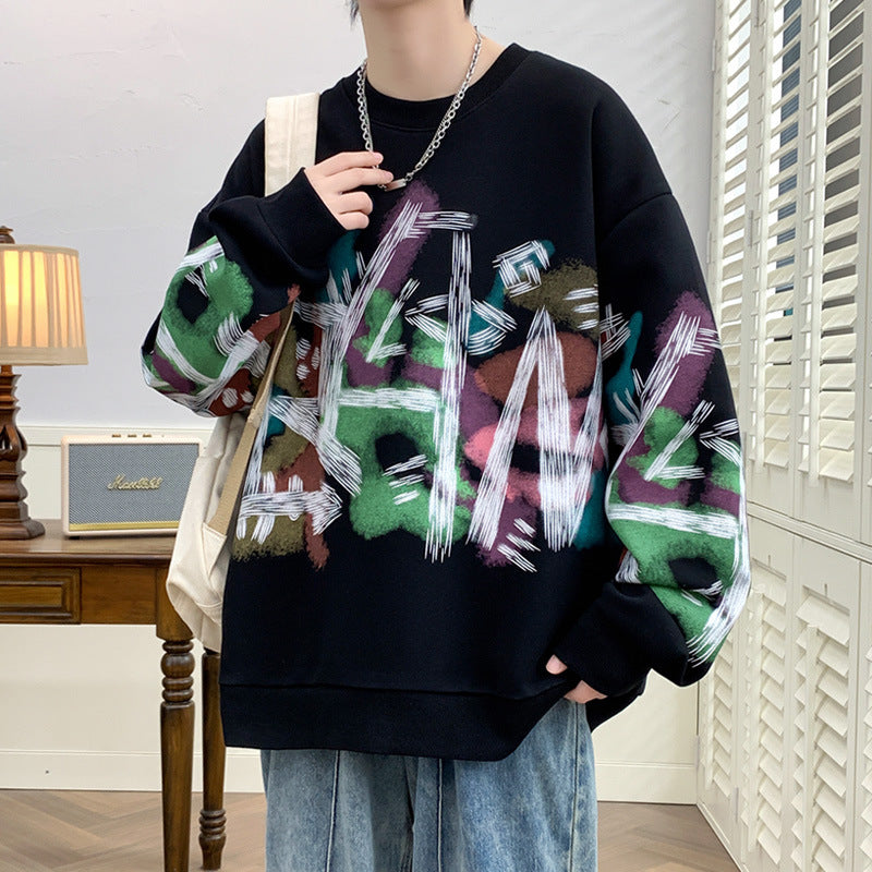 Graffiti Oversized Sweatshirt