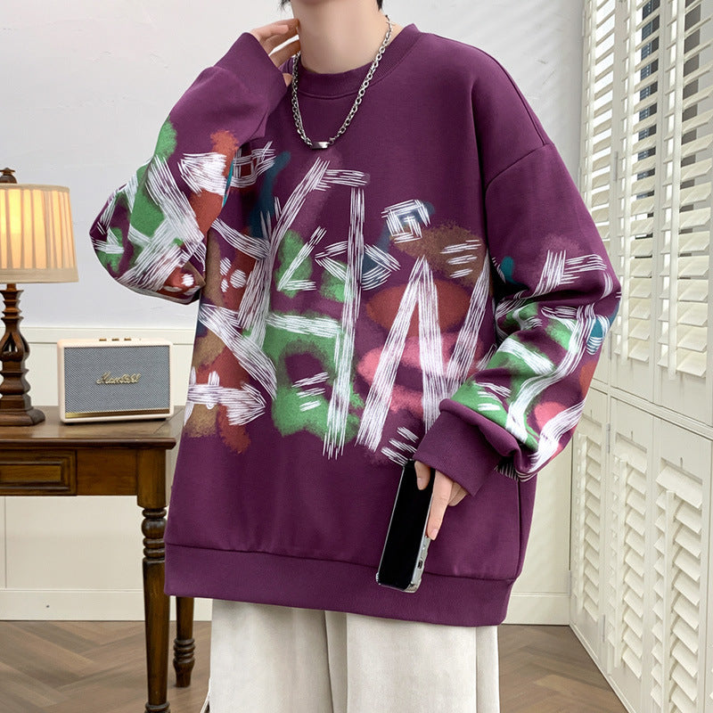 Graffiti Oversized Sweatshirt