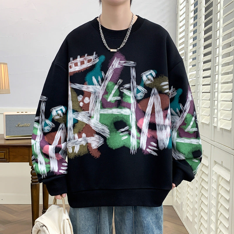 Graffiti Oversized Sweatshirt