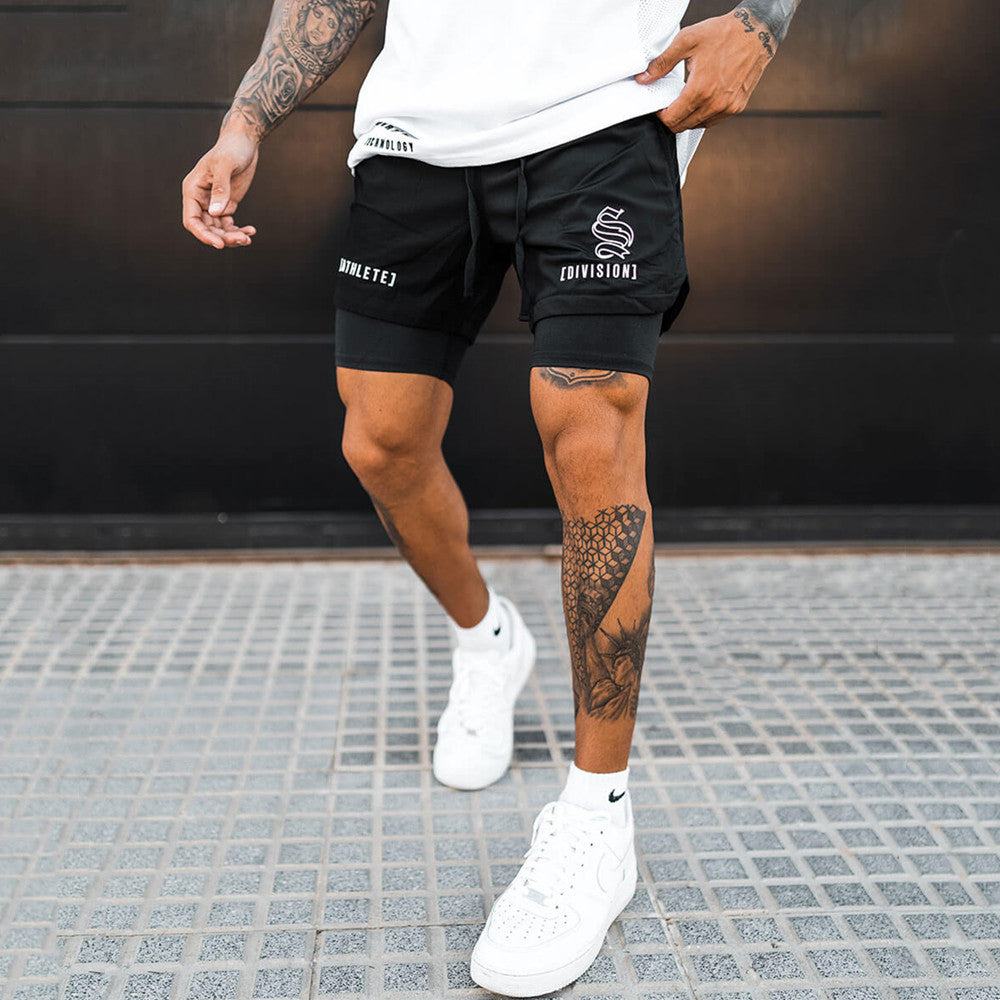 Division Double Layer Shorts